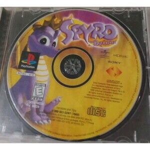 Spyro:  The Dragon (Sony PlayStation1) PS1 Disc Only